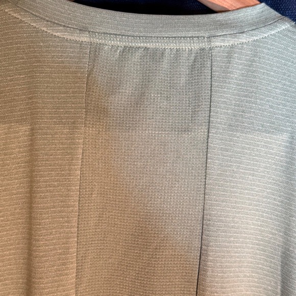 RBX Performance Men's XL TG Aqua Striped Athletic T Shirt X Dry Short Sleeve - Picture 5 of 7